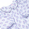 Blue Bud Bouquet Diaper Set, Blue
