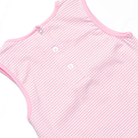 Pacific Palms Applique Short Set, Pink