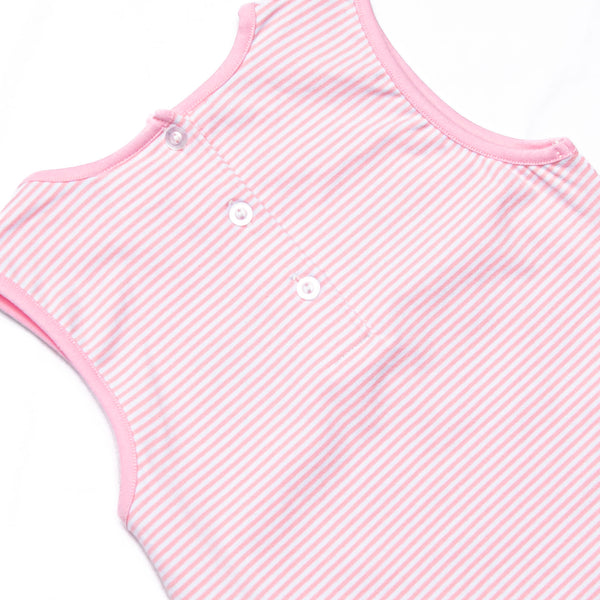 Pacific Palms Applique Short Set, Pink