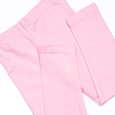 Dino-roar Applique Legging Set, Pink