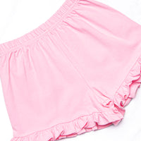 Pacific Palms Applique Short Set, Pink