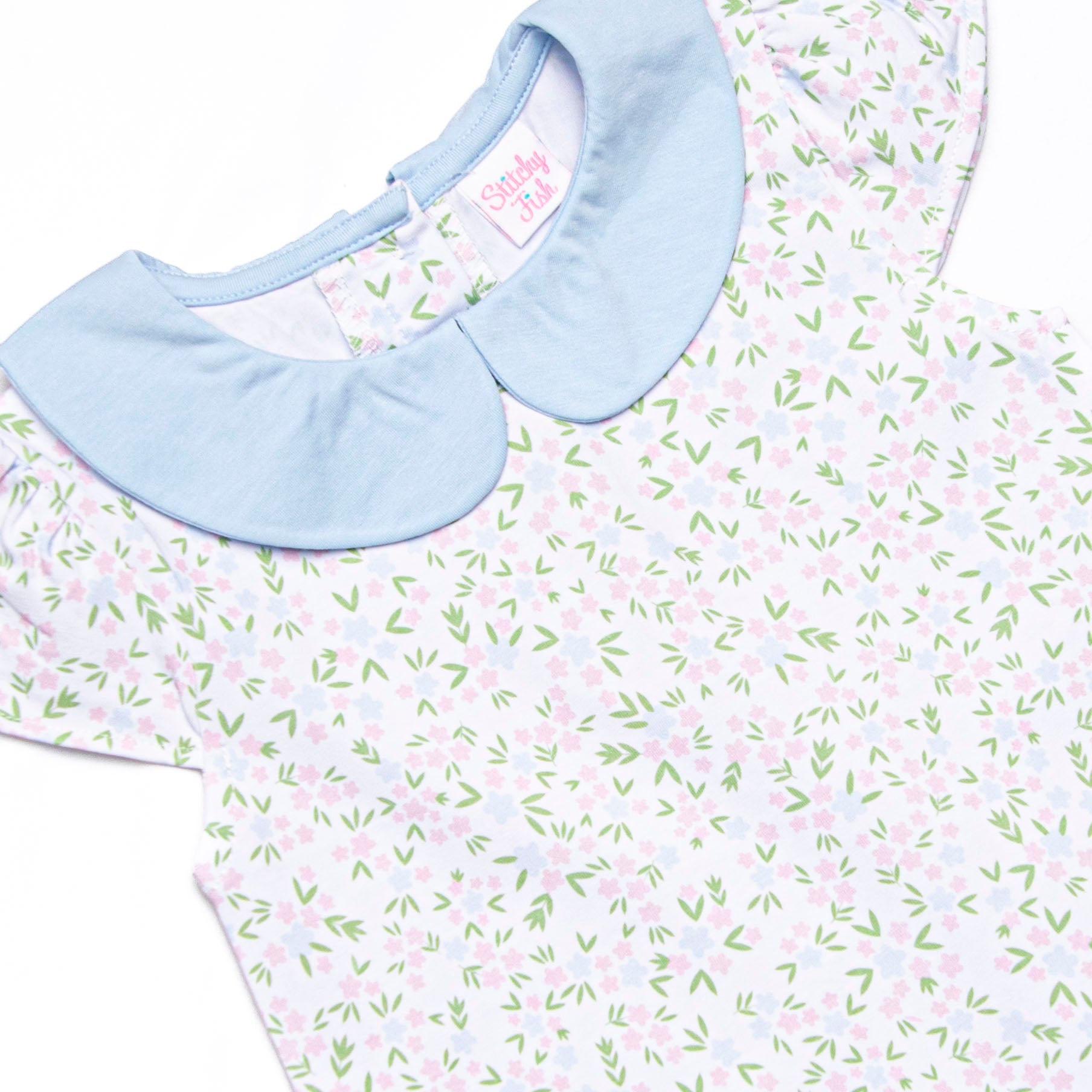 Buttercup Blooms Dress, Blue – Stitchy Fish