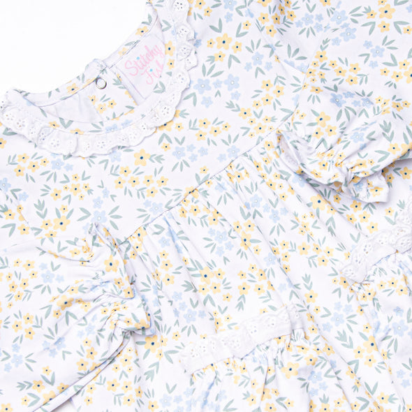 Sage Seasons in the Sun Romper, Yellow