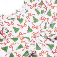 Tinsel Trees Ruffle Legging Set, Green