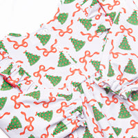Tinsel Trees Ruffle Legging Set, Green