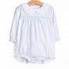 Powder Blue Pinstripe Bubble, Blue