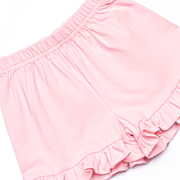 Lauren Lemonade Ruffle Short Set, Yellow