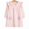 Wrapped in Ribbons Applique Dress, Pink
