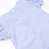 Blooming Love Applique Dress, Blue
