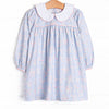 Wrapped in Ribbons Dress, Blue