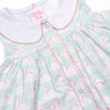 Bunny Hop Button Dress, Mint