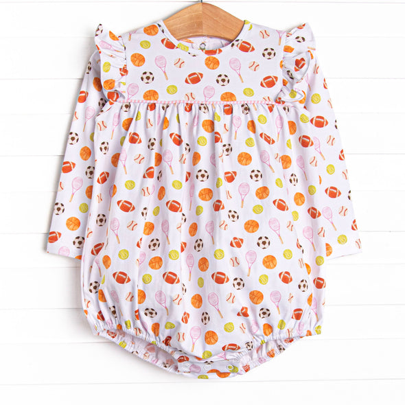 Game Time Long Sleeve Bubble, Pink
