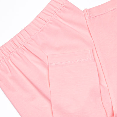 Bows in a Row Smocked Legging Set, Pink