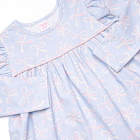 Wrapped in Ribbons Legging Set, Blue