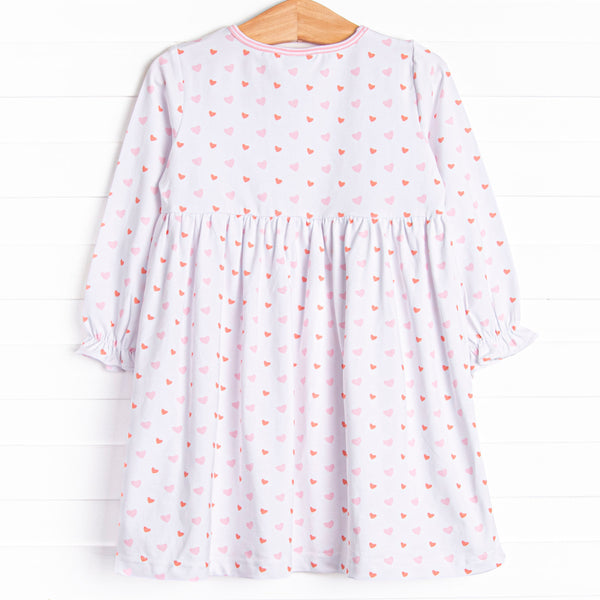 Heart Flutters Dress, Pink