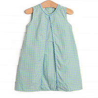 Perfectly Plaid Dress, Green
