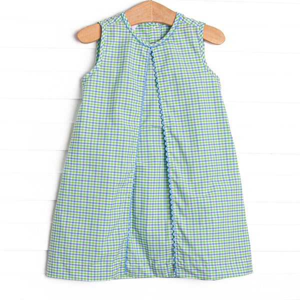 Perfectly Plaid Dress, Green