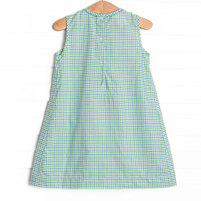 Perfectly Plaid Dress, Green