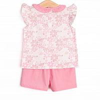 Growing Groovy Short Set, Pink