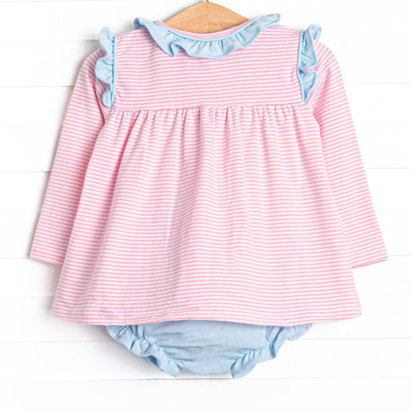 Everyday Play Diaper Set, Blue and Pink Stripe