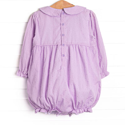 Prancin' Pony Smocked Bubble, Purple