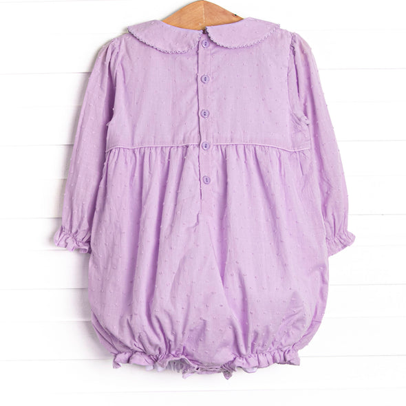 Prancin' Pony Smocked Bubble, Purple