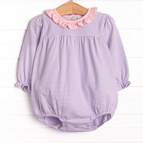 Amelia Bubble, Light Pink and Purple Stripe