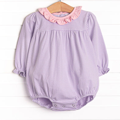 Amelia Bubble, Light Pink and Purple Stripe