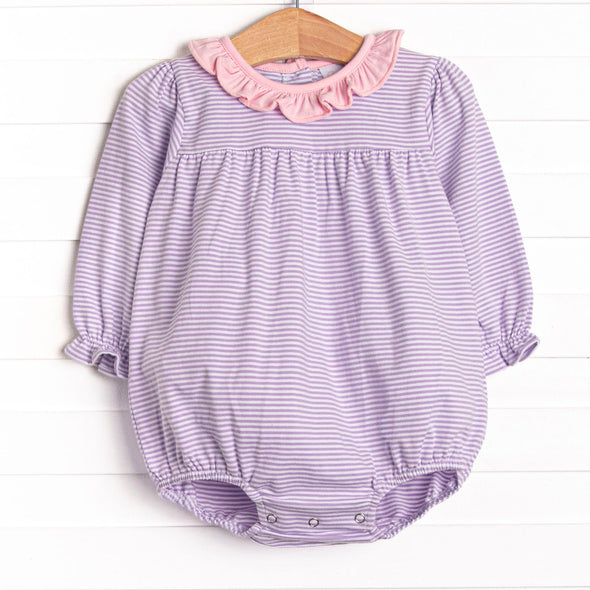 Amelia Bubble, Light Pink and Purple Stripe