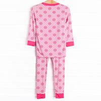 Stuck on You Bamboo Pajama Set, Pink