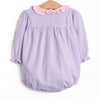 Amelia Bubble, Light Pink and Purple Stripe
