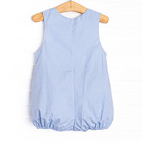 Steamboat Seas Smocked Bubble, Blue
