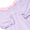 Amelia Bubble, Light Pink and Purple Stripe