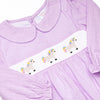 Prancin' Pony Smocked Bubble, Purple