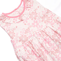 Growing Groovy Ruffle Neck Bubble, Pink