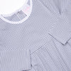 Charles Romper, Slate Blue Stripe