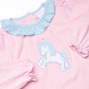 Prancin' Pony Applique Legging Set, Pink Stripe