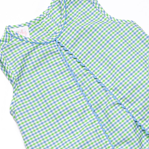 Perfectly Plaid Dress, Green