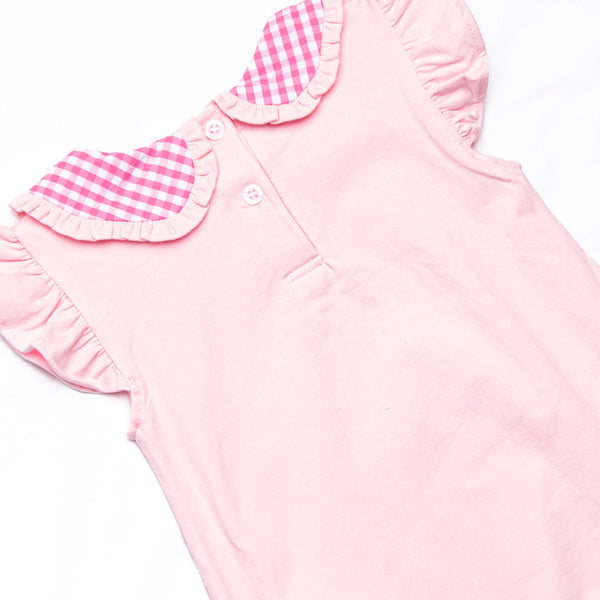Sit, Stay, Play Applique Bubble, Pink