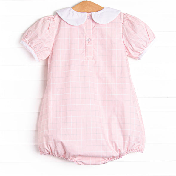 Petite Plaid Bubble, Pink