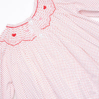 Galentine's Day Smocked Legging Set, Red