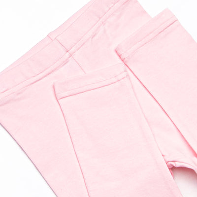 Quilted Colors Ruffle Collar Pocket Legging Set, Pink