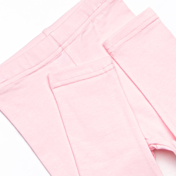 Quilted Colors Ruffle Collar Pocket Legging Set, Pink