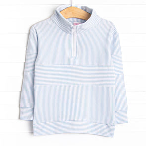 Simple Stripes Pullover, Blue