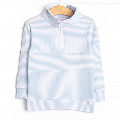 Simple Stripes Pullover, Blue