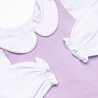 Blooming Belle Applique Jumper Set, Purple