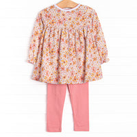 Autumn Annuals Legging Set, Yellow