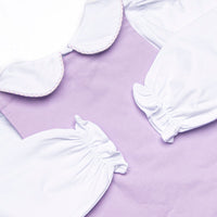 Blooming Belle Applique Jumper Set, Purple