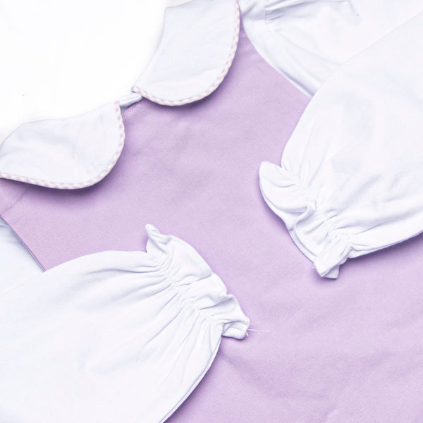 Blooming Belle Applique Jumper Set, Purple