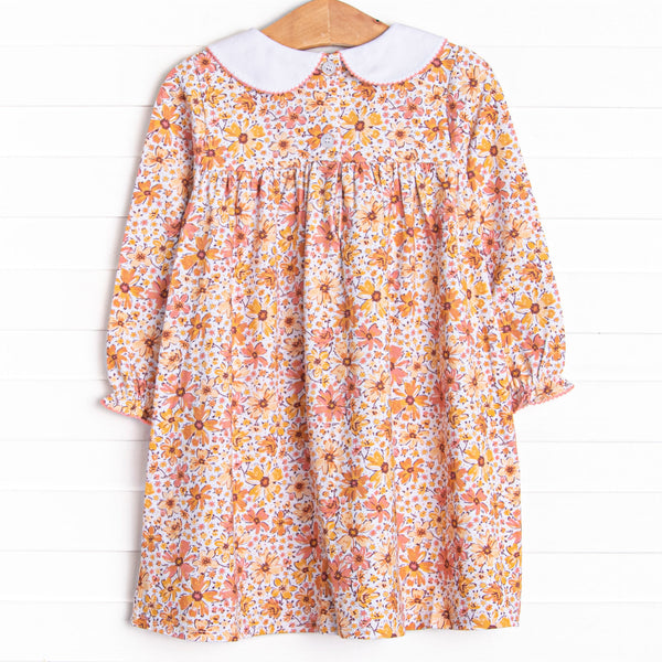 Autumn Annuals Dress, Yellow